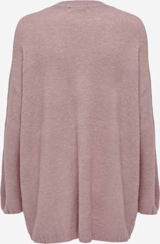 JDY Knit Cardigan 'Charly' in Pink