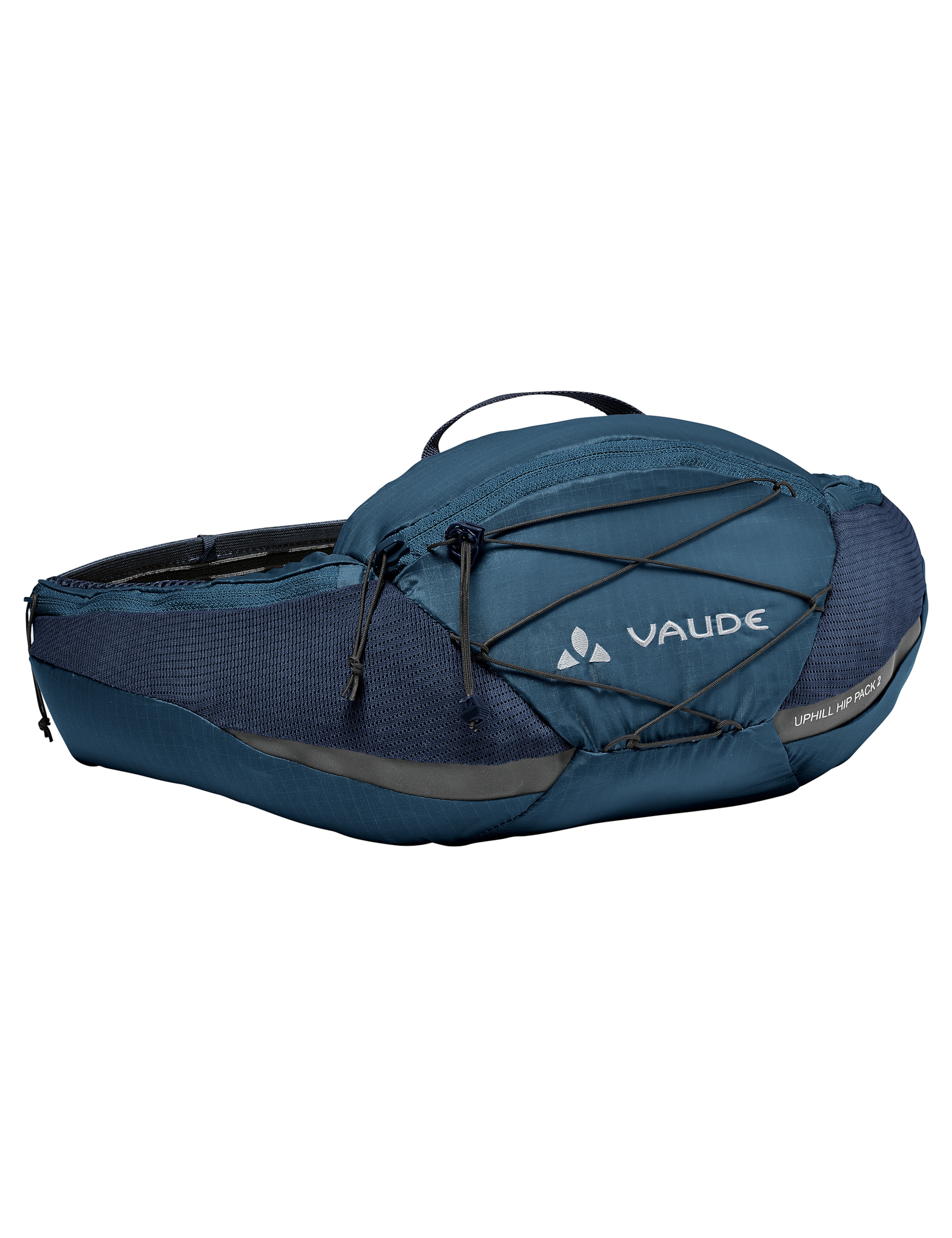 VAUDE Athletic Fanny Pack in Blue: front