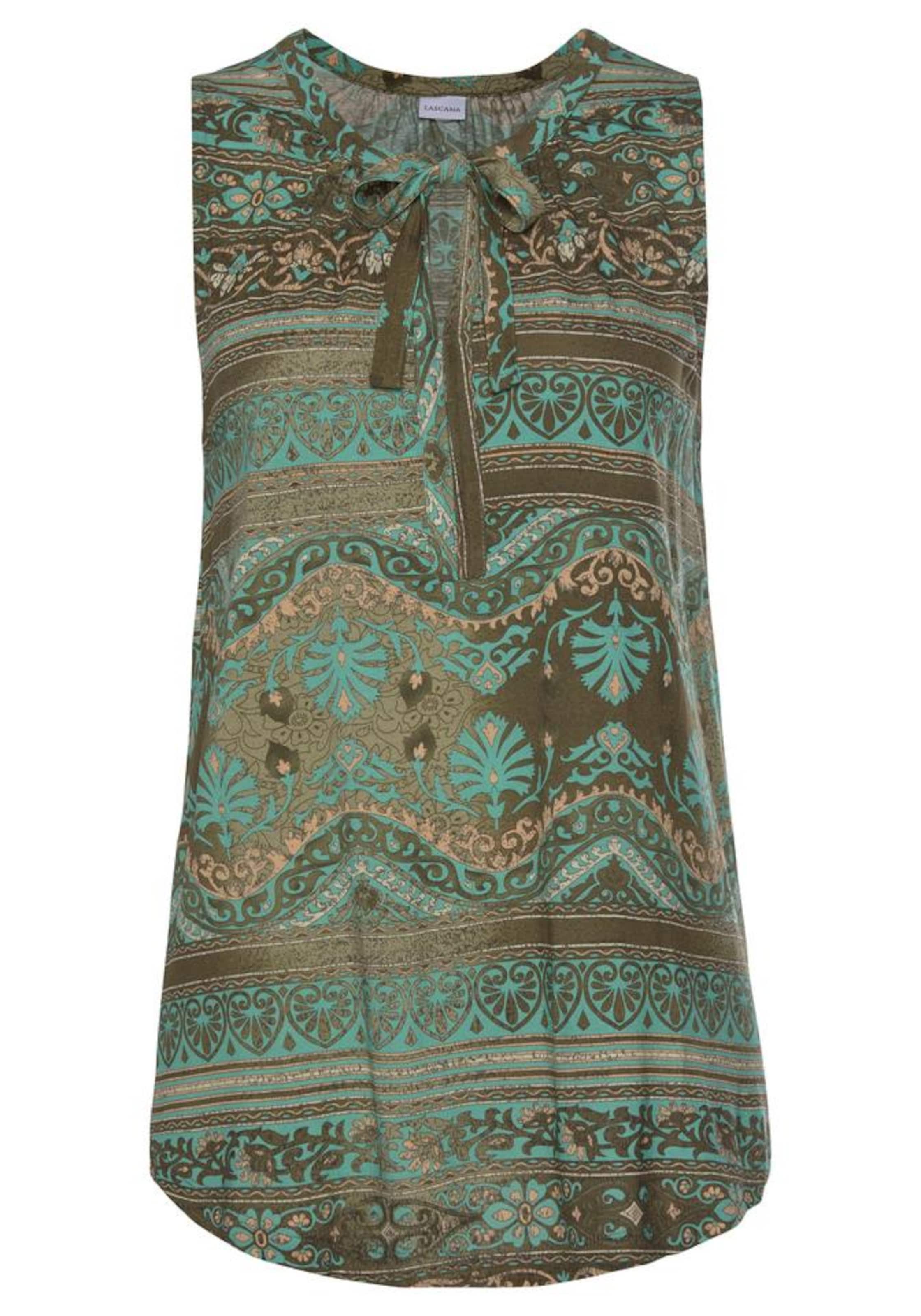 LASCANA Blúzka 'Foulard' - Modrá: predná strana