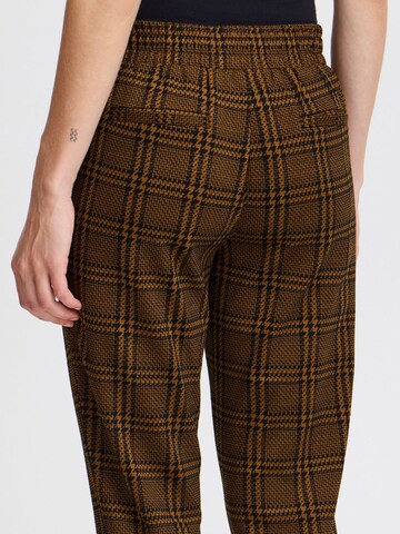 ICHI Skinny Hose in Braun