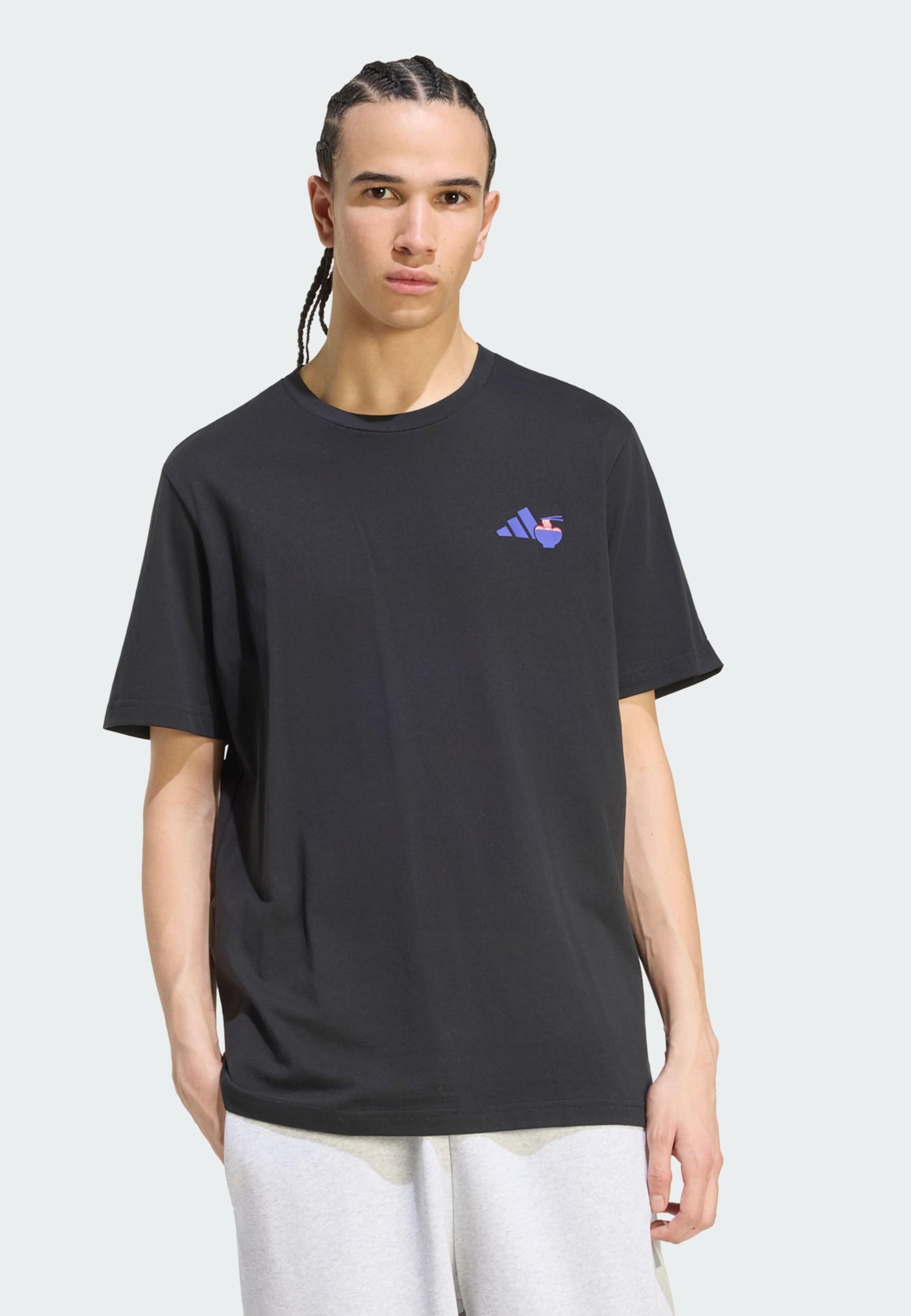 ADIDAS SPORTSWEAR Performance shirt 'Ramen' in Black