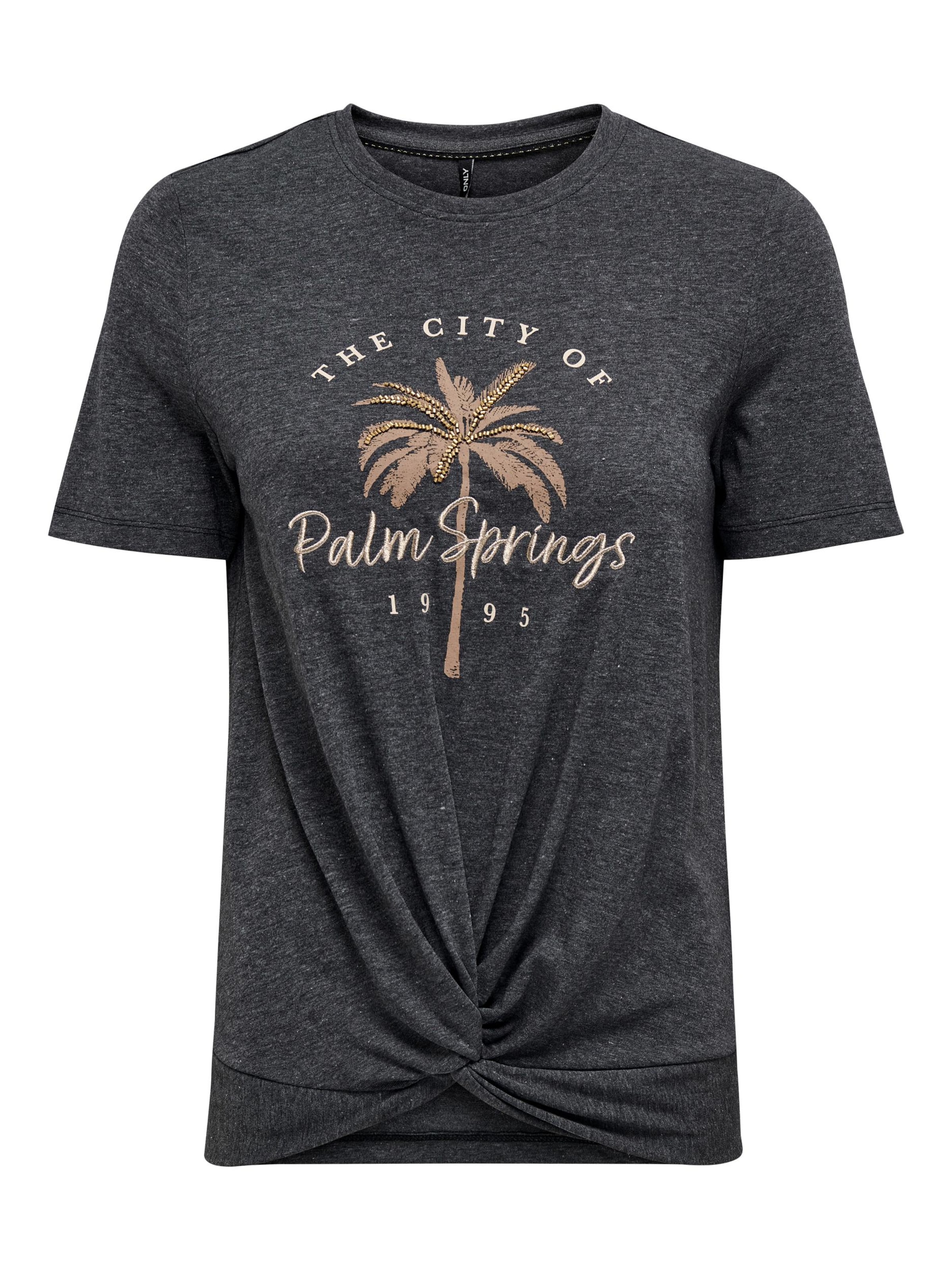 ONLY Shirt 'PALMIE' in Black: front
