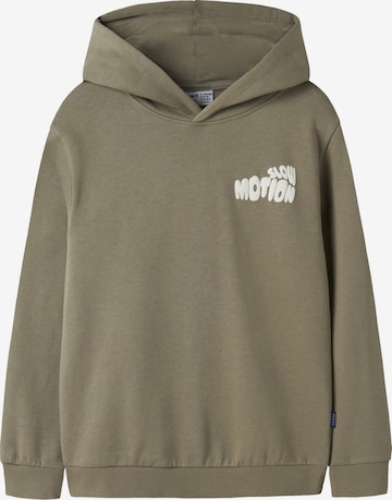 NAME IT Sweatshirt 'NKMNOAM' in Green: front