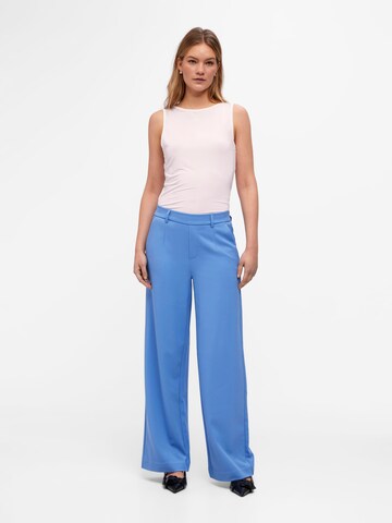 Wide Leg Pantalon à pince 'Objlisa' OBJECT en bleu