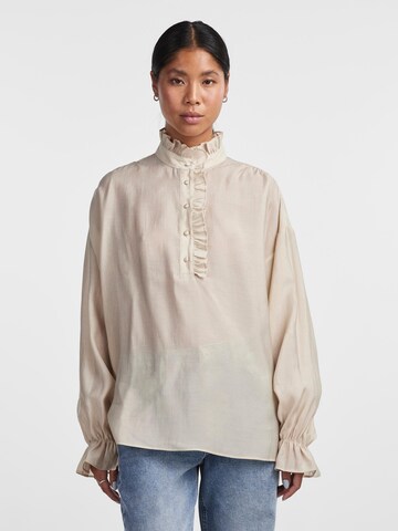 PIECES Blouse 'JUDE' in Wit: voorkant