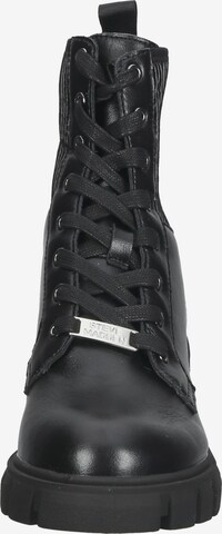 STEVE MADDEN Lace-Up Ankle Boots in Black