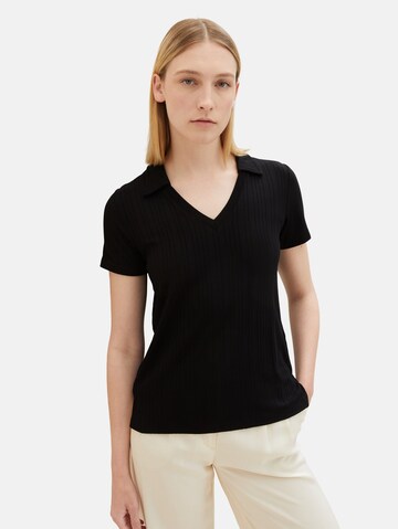 TOM TAILOR T-Shirt in Schwarz