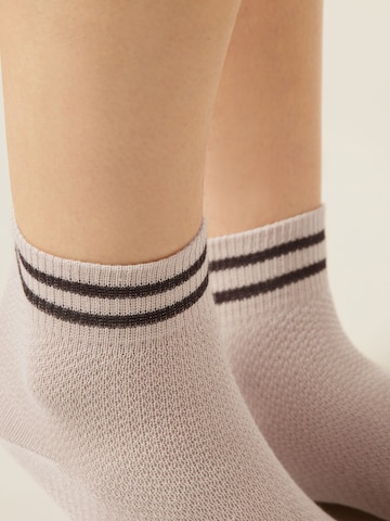 CALZEDONIA Socks in Beige