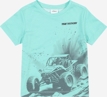 s.Oliver Shirt in Groen: voorkant