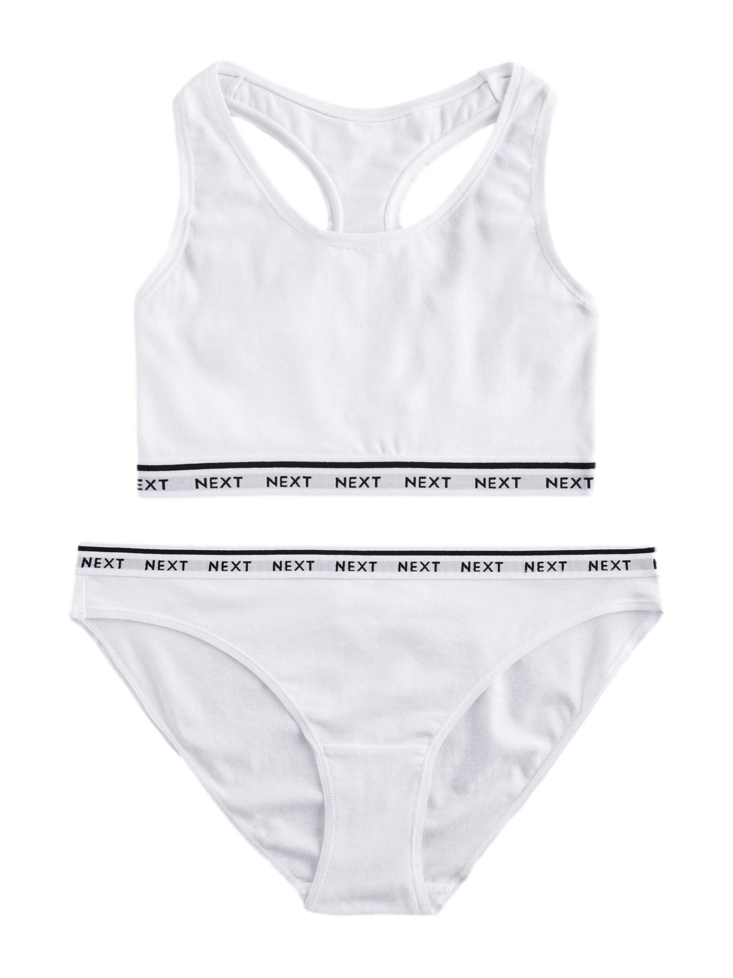Next Bralette Underwear sets in White: front