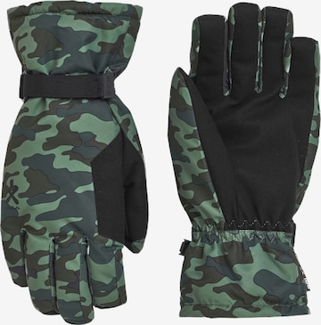 BULA Athletic Gloves in Green: front