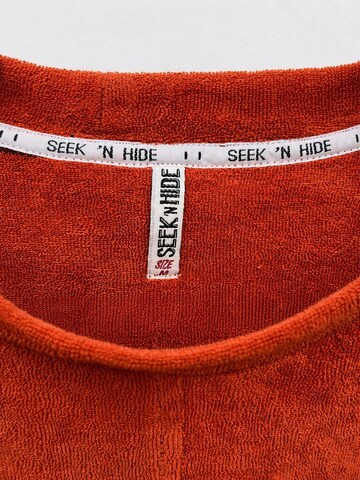 Seek 'n Hide Shirt 'Oversized Towel Tee' in Orange