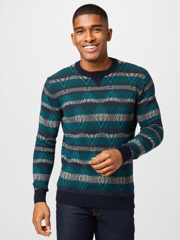 GARCIA Sweater in Blue: front