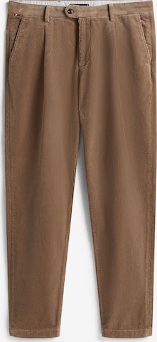 Tapered Pantaloni chino 'HARLEM 1PLT' di TOMMY HILFIGER in marrone: frontale
