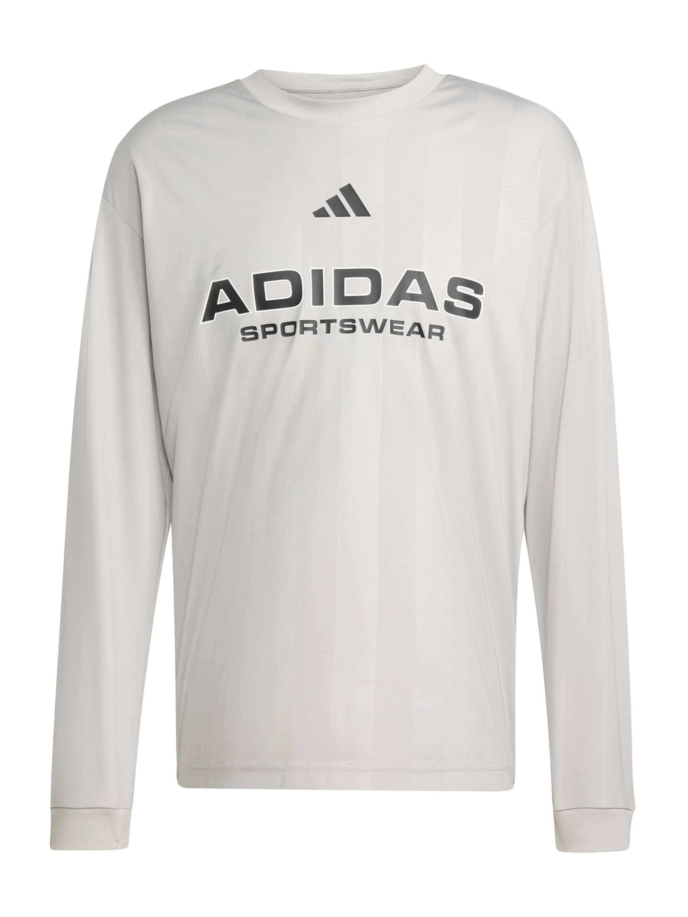 ADIDAS SPORTSWEAR Performance shirt 'TIRO' in Light grey / Black / White, Item view