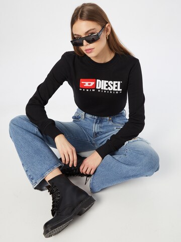 DIESEL Sweatshirt in Schwarz