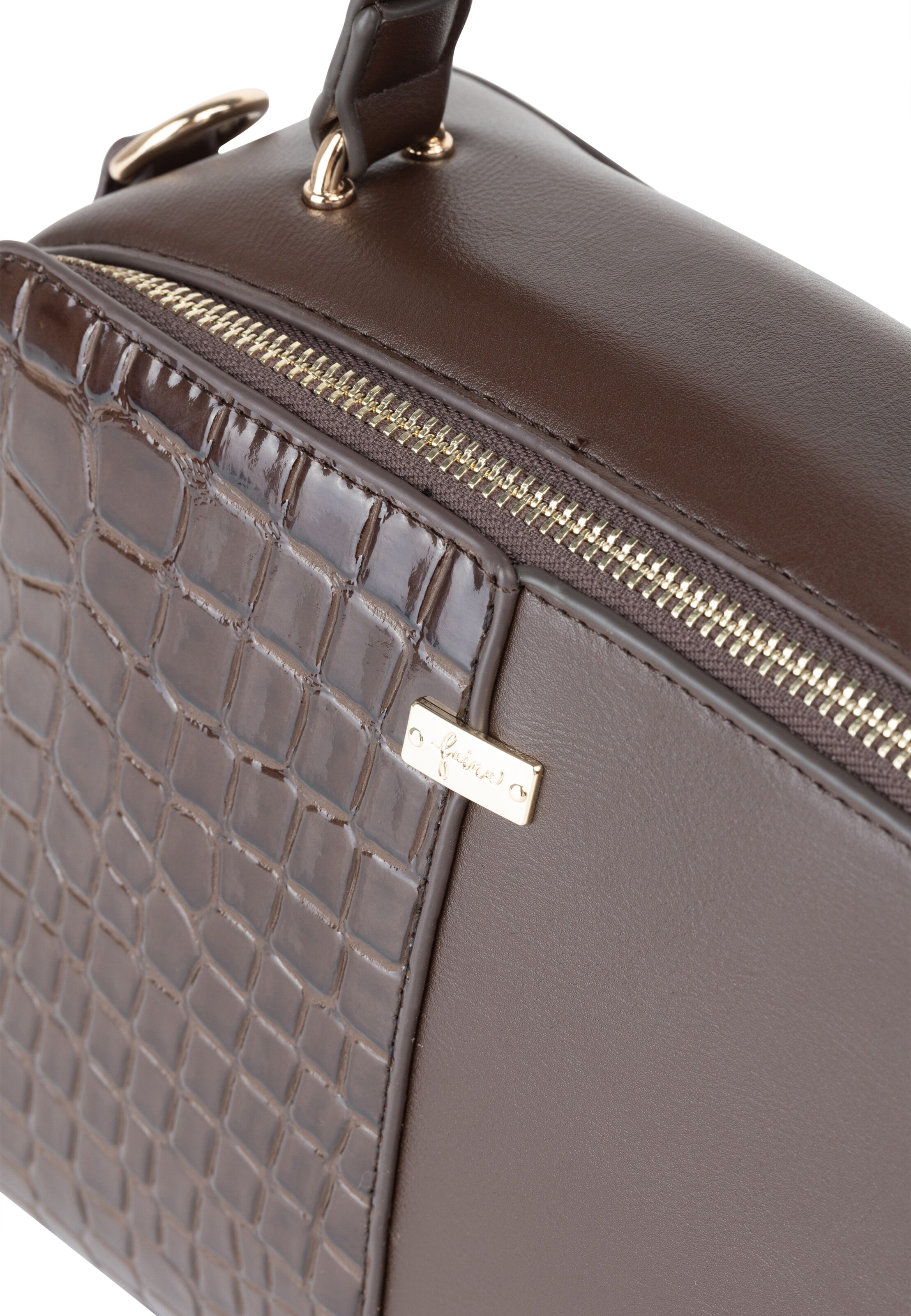 faina Handtas in Bruin