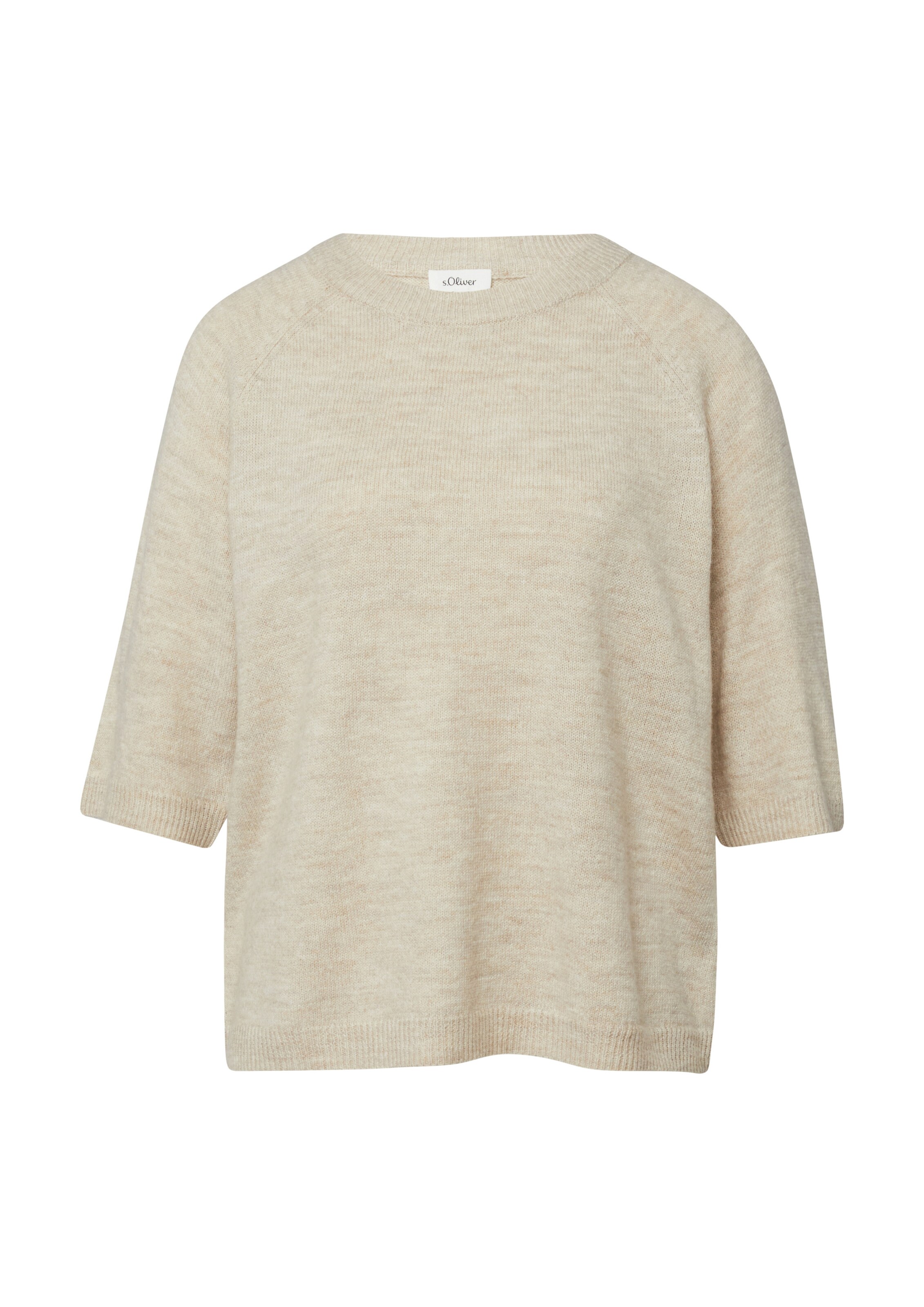 s.Oliver Sweater in Beige: front