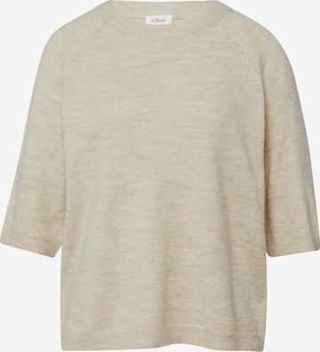 Pull-over s.Oliver en beige : devant