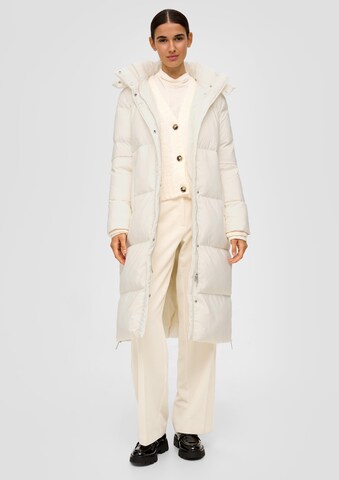 s.Oliver BLACK LABEL Płaszcz zimowy w kolorze biały