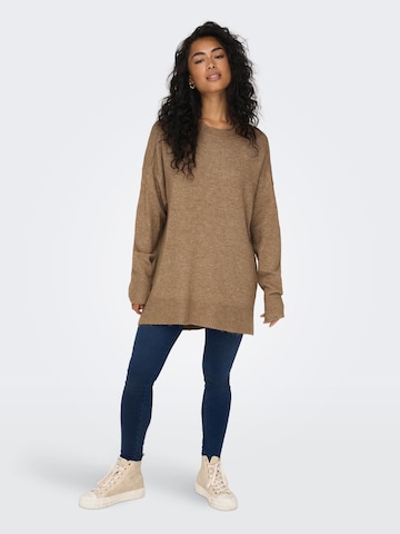 ONLY Sweater 'EMILIA' in Brown