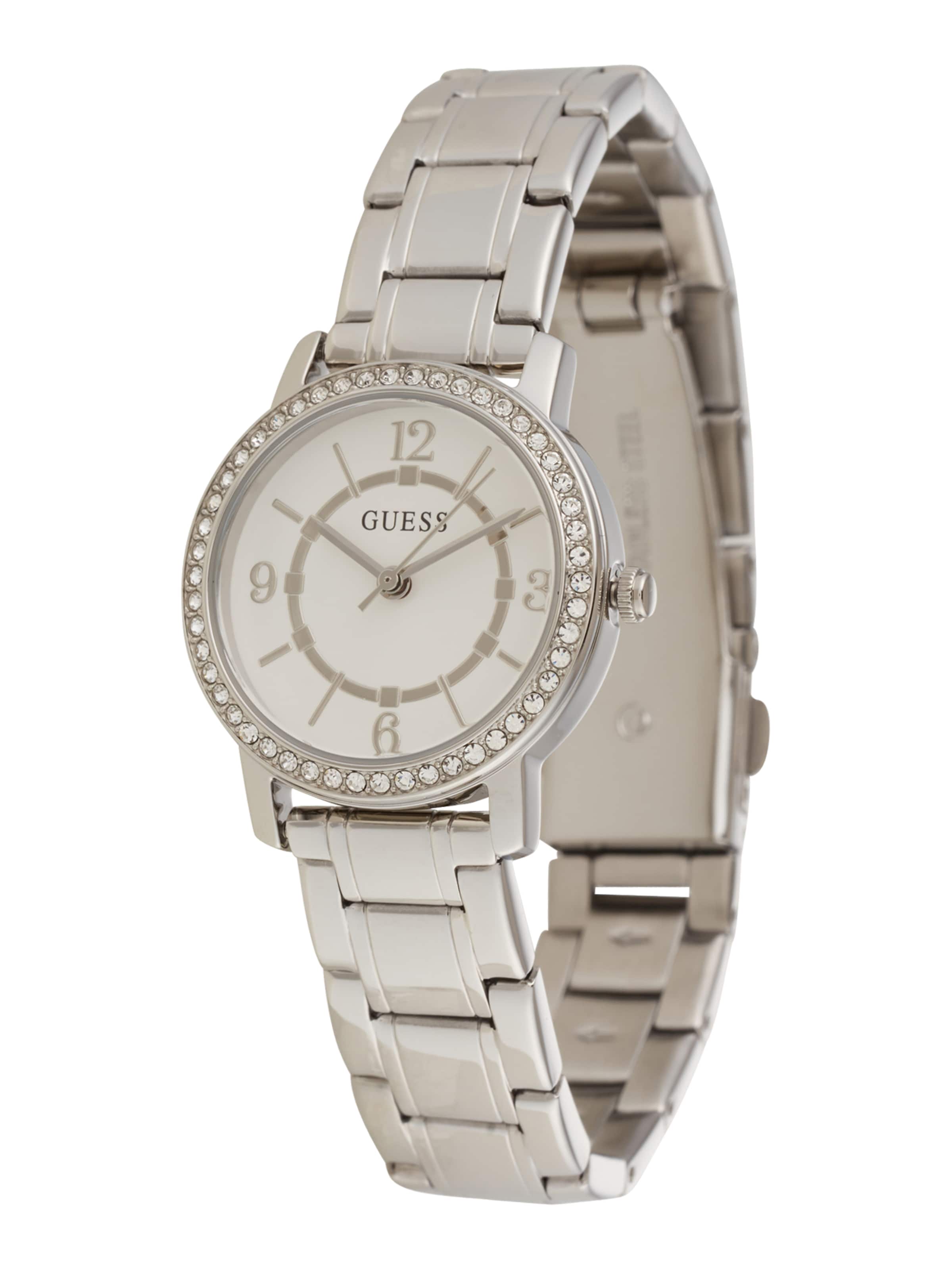 GUESS Analogt ur 'LADY G' i sølv: forside