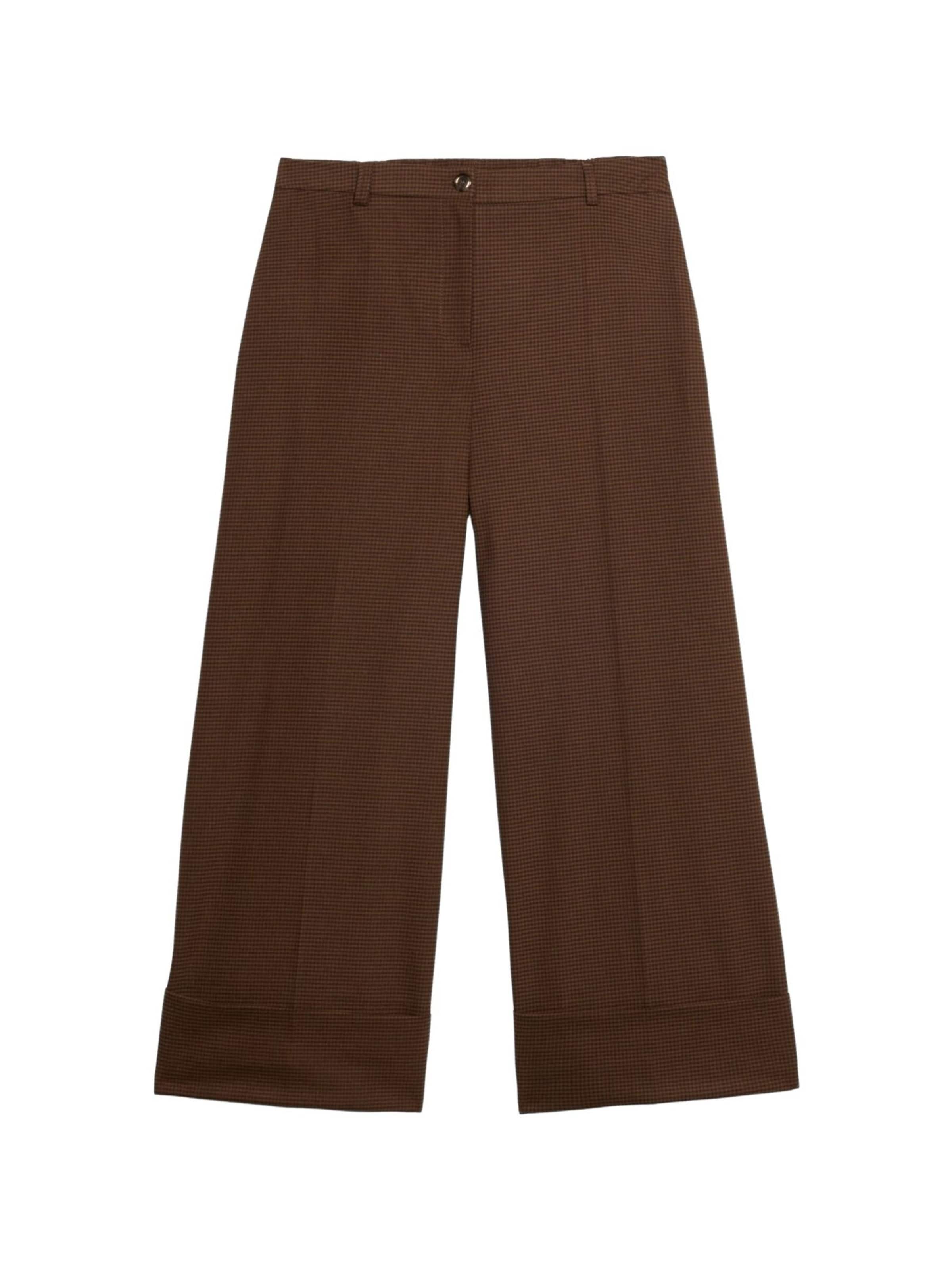 Effilé Pantalon oltre en marron : devant