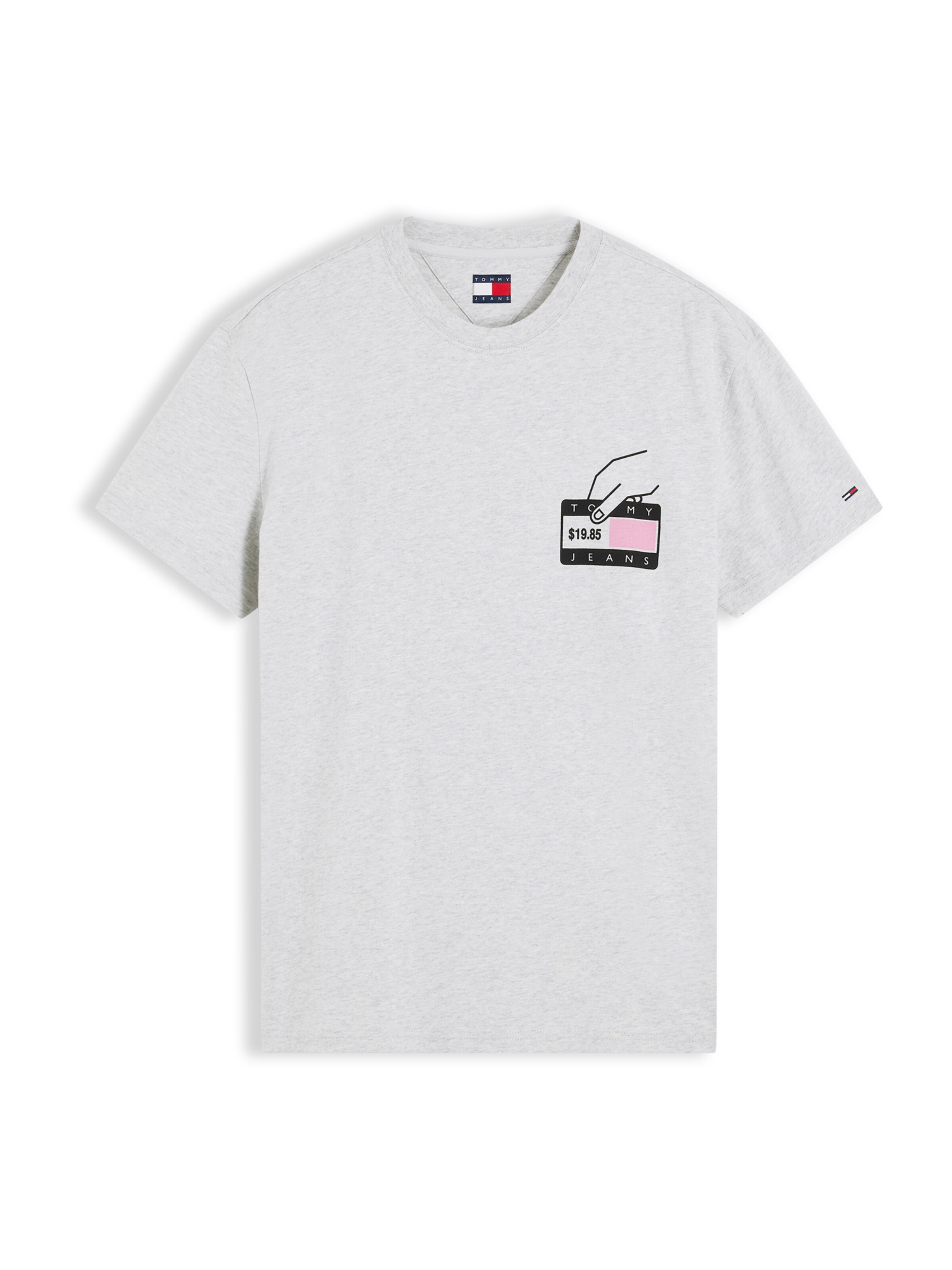 Tommy Jeans Shirt in Grey: front