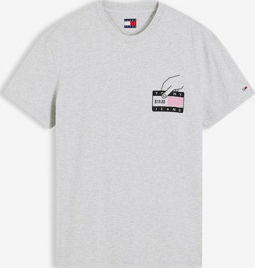 Maglietta di Tommy Jeans in grigio: frontale
