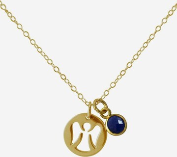 Gemshine Necklace in Gold: front