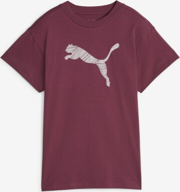 T-shirt fonctionnel 'Her' PUMA en rouge : devant