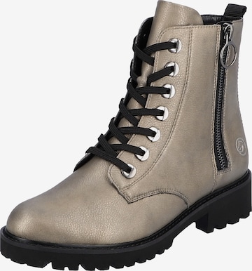 REMONTE Lace-Up Ankle Boots in Grey: front