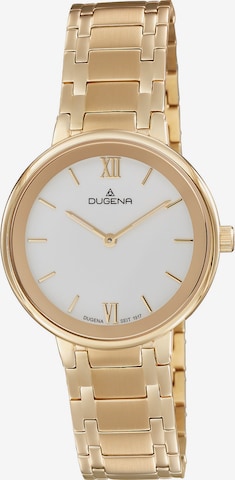 DUGENA Analog Watch 'Cosima' in Gold: front