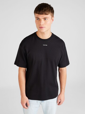 Calvin Klein - Camiseta 'NANO' en negro: frente