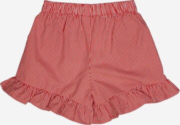 Wide leg Pantaloni di Müsli by GREEN COTTON in rosso