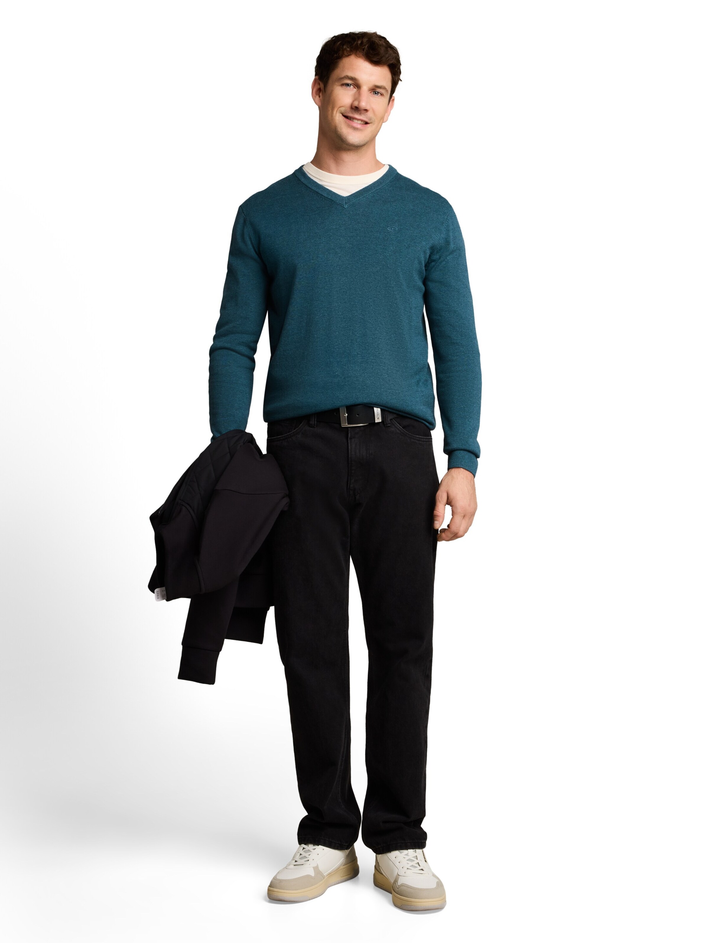 TOM TAILOR Pullover i grøn