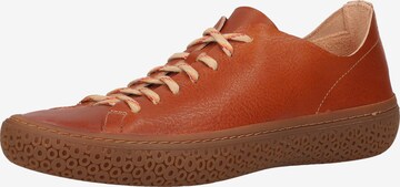 THINK! Athletic Lace-Up Shoes in Brown: front