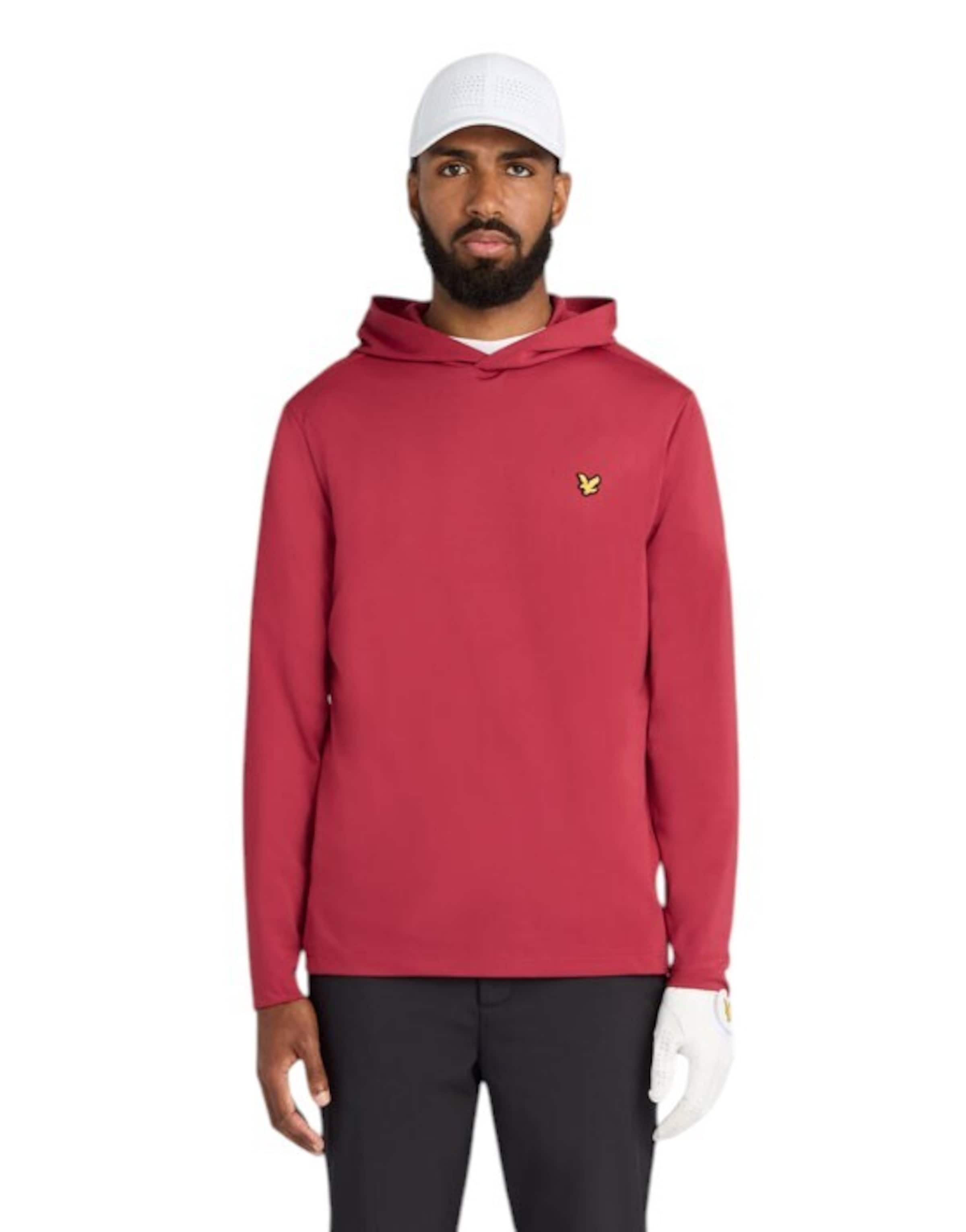Lyle & Scott Sportsweatshirt in Lila: voorkant