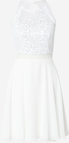 Robe de cocktail VM Vera Mont en blanc : devant