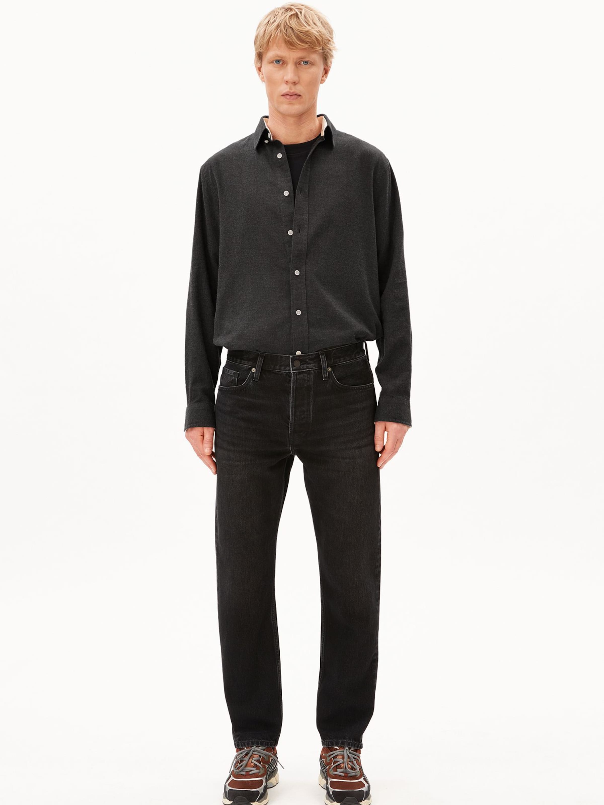 ARMEDANGELS Regular Jeans in Zwart