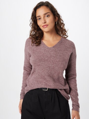 ONLY Sweater 'Camilla' in Brown: front