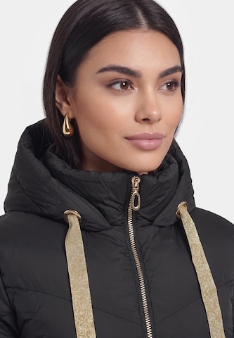 Manteau mi-saison faina en noir