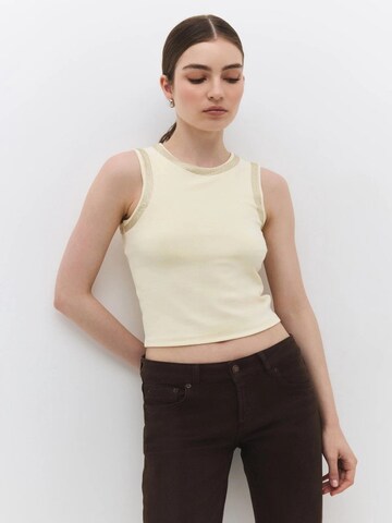 No Matter What Top in Beige: front