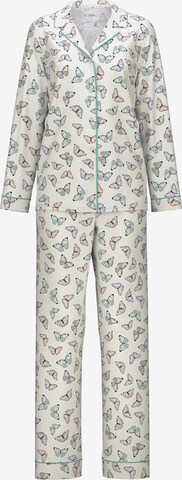 CALIDA Regular Pyjama in Weiß: predná strana