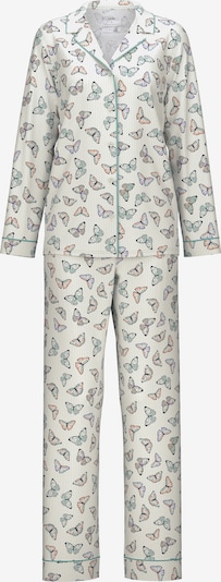 CALIDA Pajama in Turquoise / Light blue / Pink / Off white, Item view