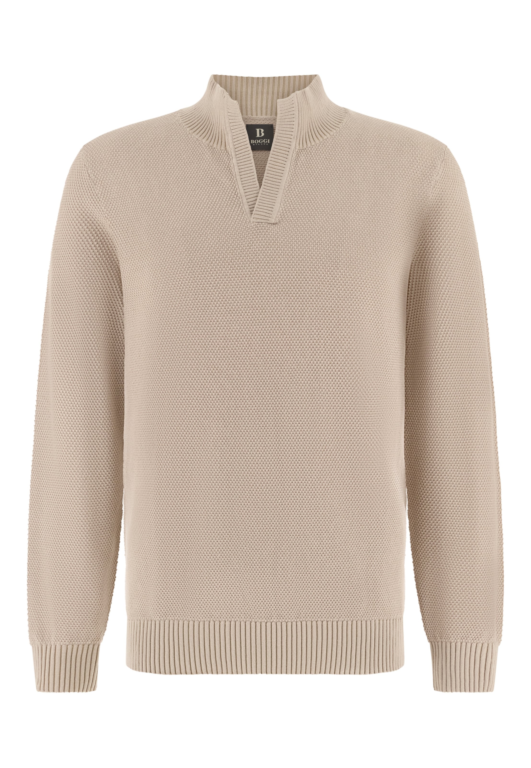 Pull-over Boggi Milano en marron : devant