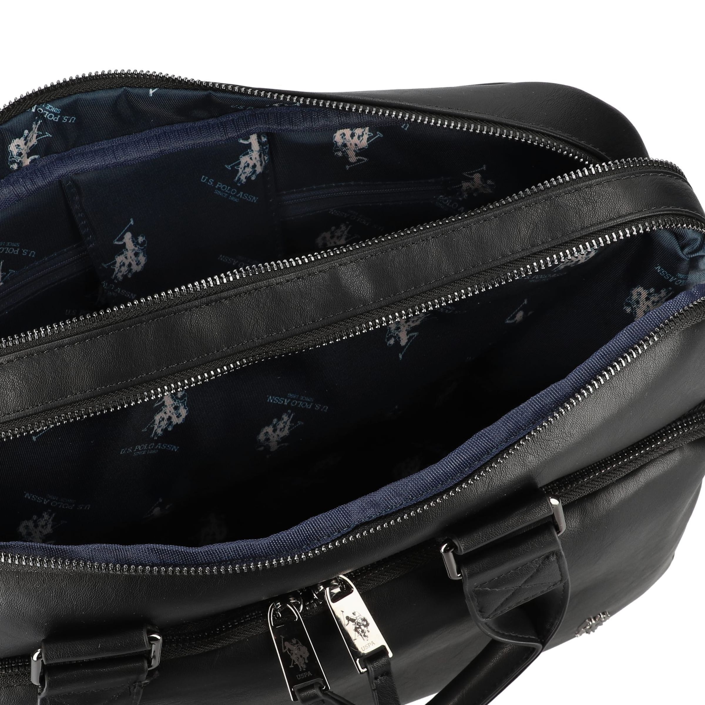 Borsa portadocumenti 'Free Spirit' di U.S. POLO ASSN. in nero