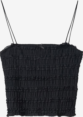 Bershka Toppi värissä musta: etupuoli