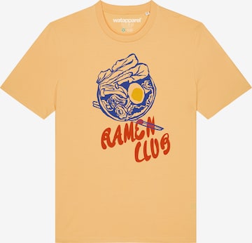 Watapparel T-Shirt 'Ramen Club' in Gelb: Vorderseite