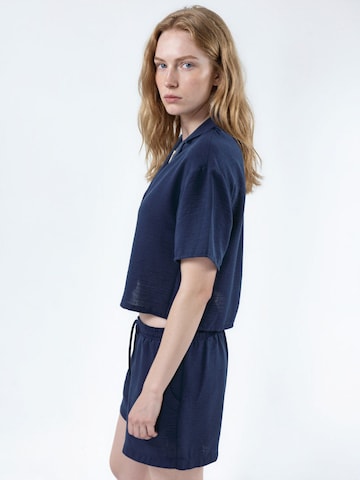 Camicia da donna di Busem in blu
